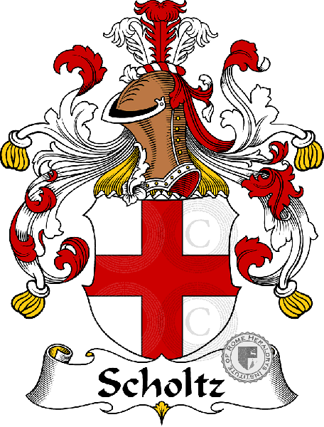 Coat of arms of family Scholtz   ref: 31777
