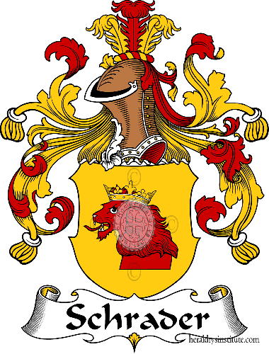 Coat of arms of family Schrader