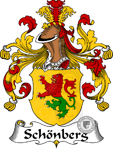 Wappen der Familie Schönberg   ref: 31810