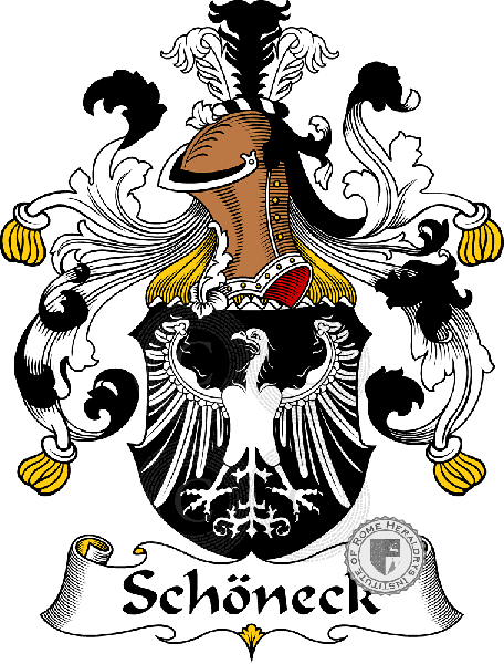 Brasão da família Schöneck   ref: 31812