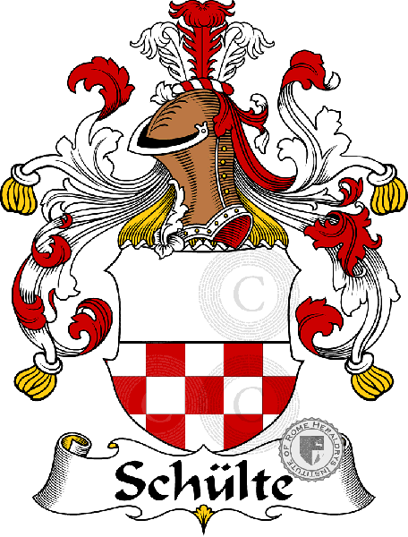 Coat of arms of family Schülte