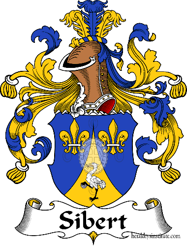 Coat of arms of family Sibert   ref: 31833