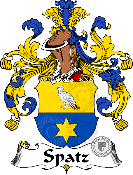 Wappen der Familie Spatz