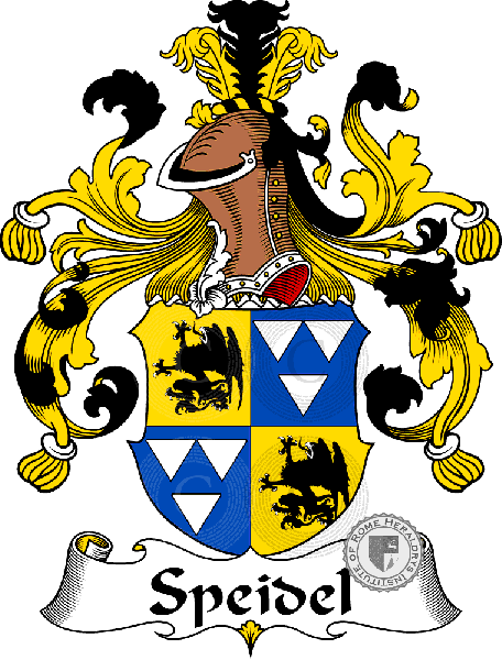 Coat of arms of family Speidel   ref: 31849