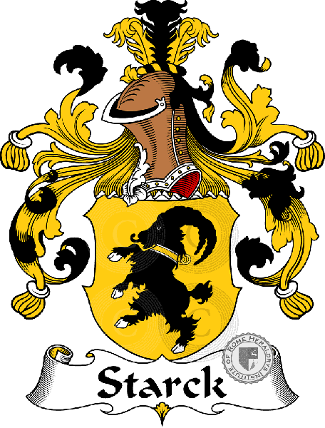 Coat of arms of family Starck