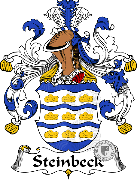 Coat of arms of family Steinbeck   ref: 31880