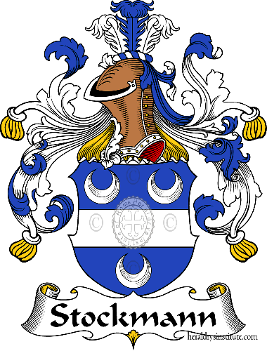 Coat of arms of family Stockmann   ref: 31901