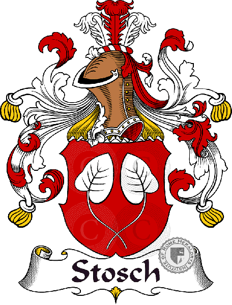 Coat of arms of family Stosch   ref: 31907