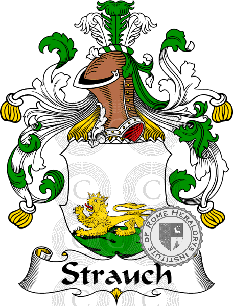 Coat of arms of family Strauch