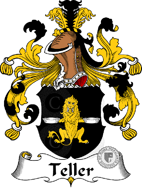 Coat of arms of family Teller   ref: 31940