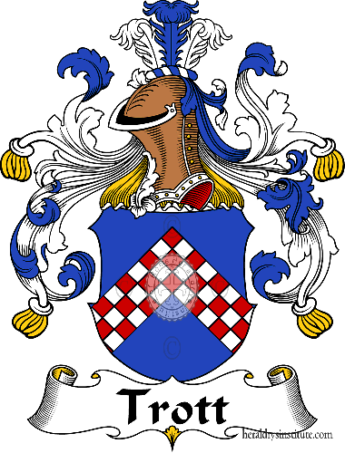 Coat of arms of family Trott