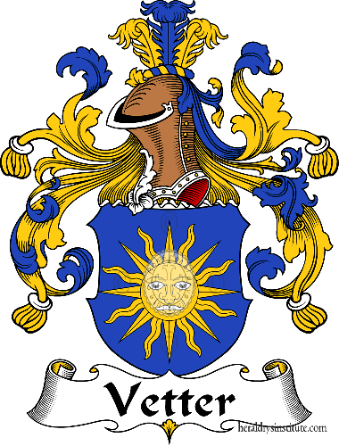 Coat of arms of family Vetter