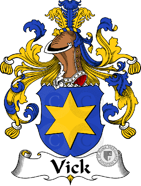 Coat of arms of family Vick