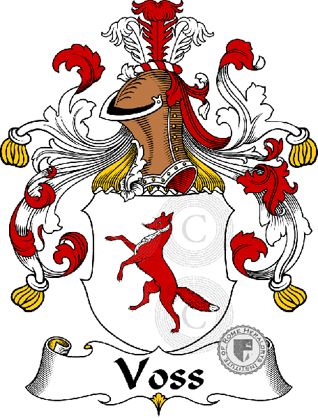 Coat of arms of family Voß