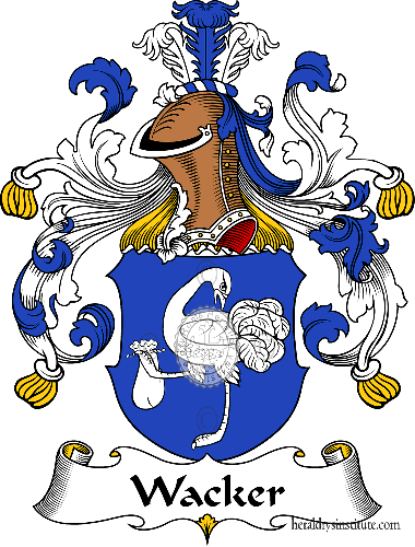 Wappen der Familie Wacker   ref: 32004