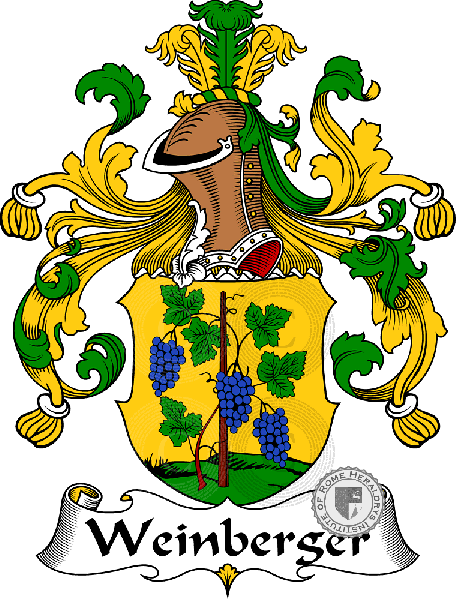 Wappen der Familie Weinberger   ref: 32039