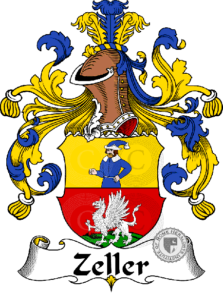 Wappen der Familie Zeller   ref: 32080