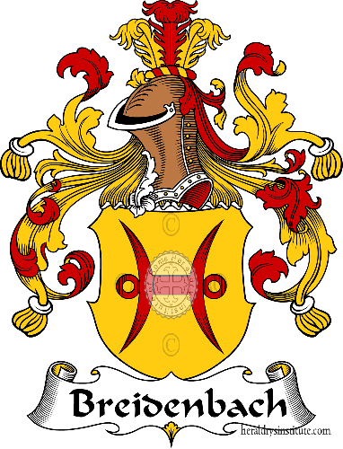 Coat of arms of family Breidenbach   ref: 32088