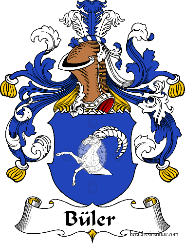 Coat of arms of family Büler