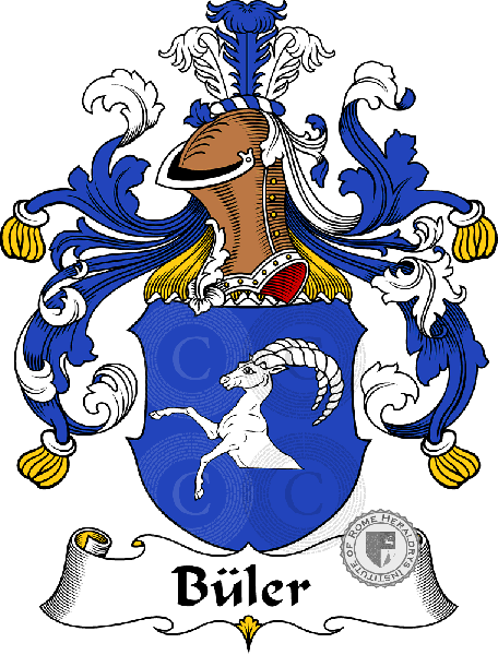 Escudo de la familia Büler   ref: 32100