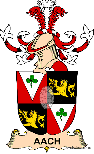Coat of arms of family Aach