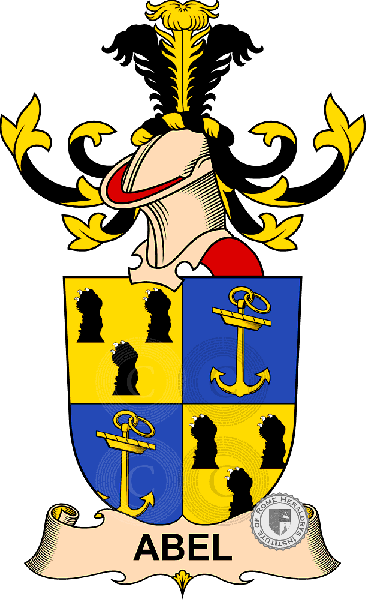 Wappen der Familie Abel   ref: 32107