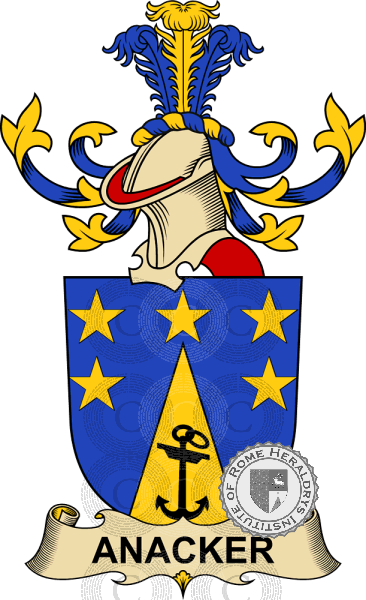 Wappen der Familie Anacker