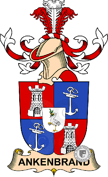 Wappen der Familie Ankenbrand   ref: 32132