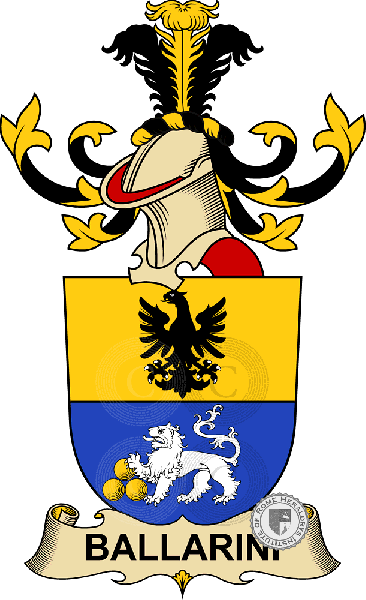 Coat of arms of family Ballarini