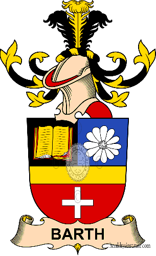 Coat of arms of family Barth   ref: 32166