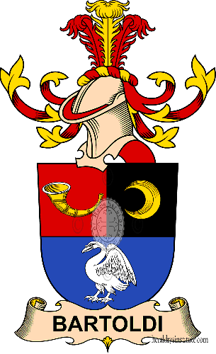 Coat of arms of family Bartoldi   ref: 32167