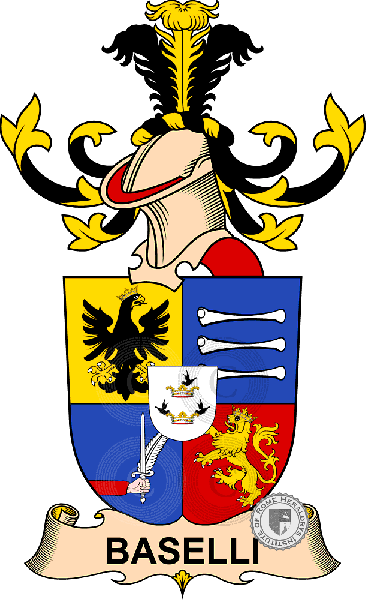 Wappen der Familie Baselli   ref: 32168