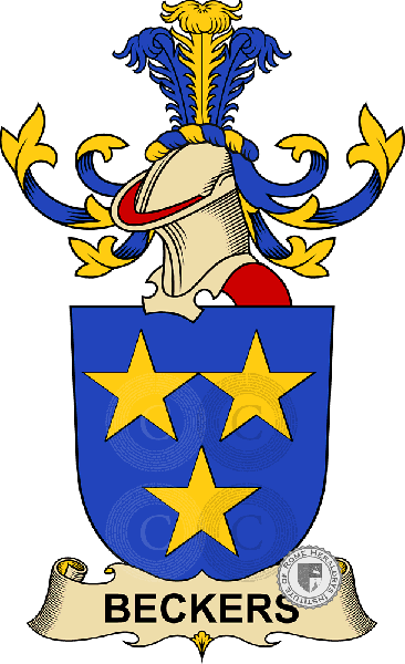 Coat of arms of family Beckers