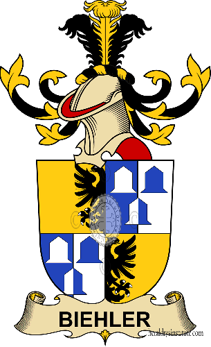 Wappen der Familie Biehler de Biehlersee   ref: 32194