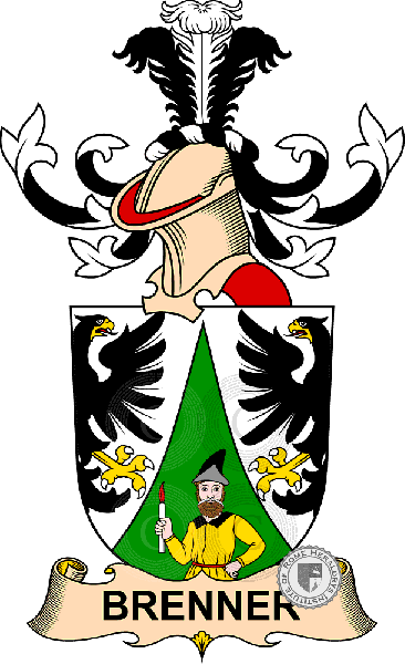 Coat of arms of family Brenner   ref: 32221