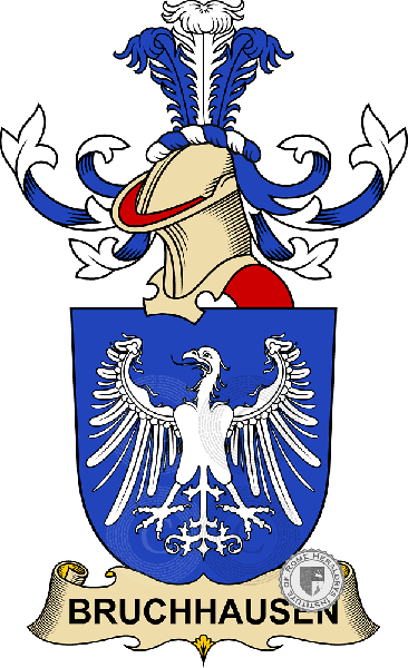 Coat of arms of family Bruchhausen   ref: 32228