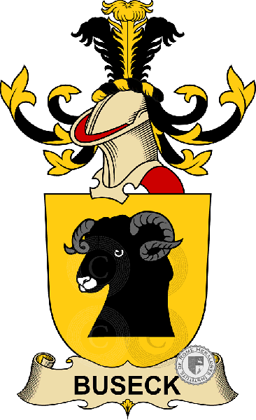 Wappen der Familie Buseck   ref: 32233