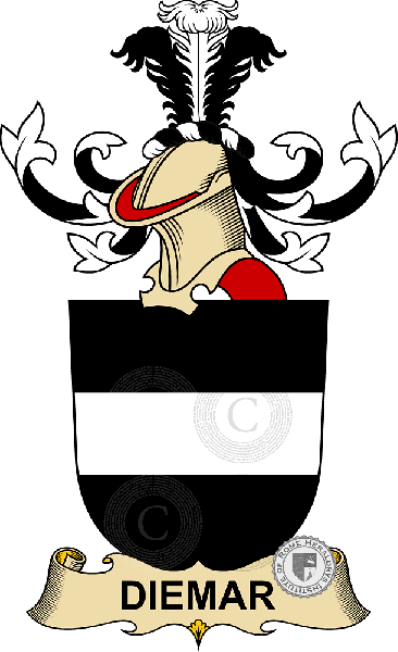 Coat of arms of family Diemar