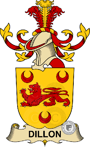 Coat of arms of family Dillon