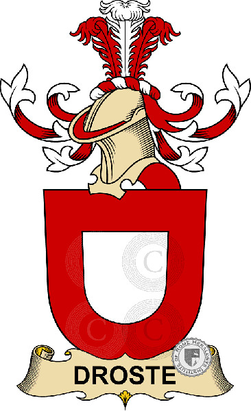 Wappen der Familie Droste Zu Senden   ref: 32286