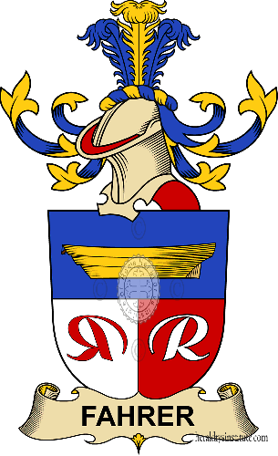 Coat of arms of family Fahrer   ref: 32321