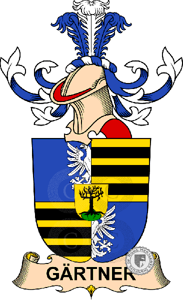 Wappen der Familie Gärtner   ref: 32376