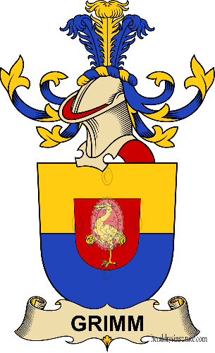 Escudo de la familia Grimm (Bon de Süden)   ref: 32385