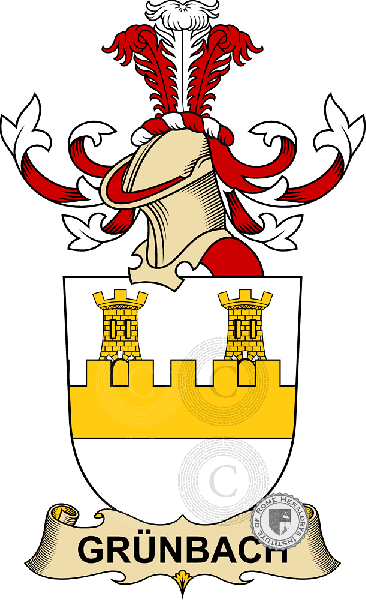 Escudo de la familia Grünbach   ref: 32388