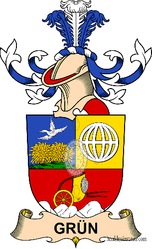 Escudo de la familia Grün   ref: 32390