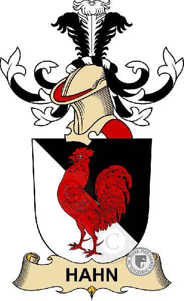 Coat of arms of family Hahn