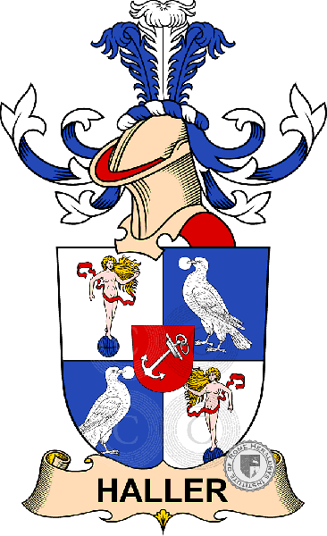 Wappen der Familie Haller   ref: 32409