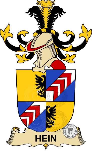 Coat of arms of family Hein   ref: 32426