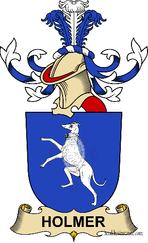 Coat of arms of family Holmer   ref: 32451