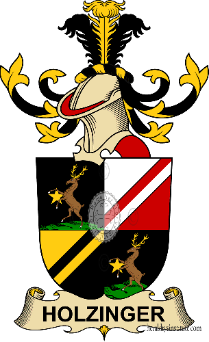 Wappen der Familie Holzinger   ref: 32453